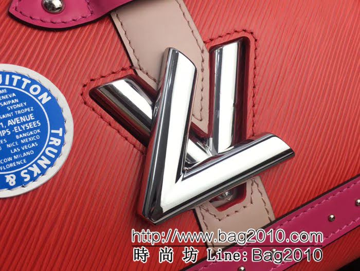 路易威登LV頂級原單 2018新款M43629磨面牛皮貼飾與飾釘鏈條包 YDH1262